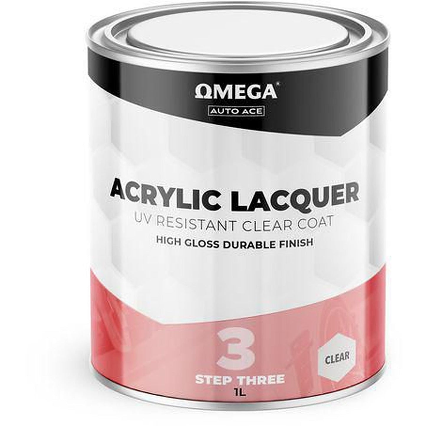 Omega Top Coat Clear Acrylic 1L AA-TCC1L