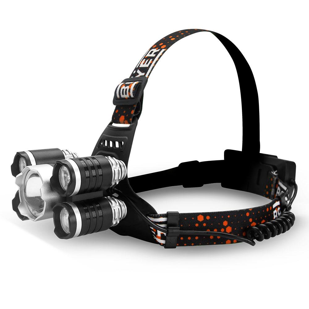 Bayer BLA100 100000LMS 4 Modes 5 LED Rechargeable Headlamp