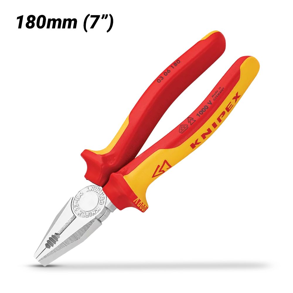 Knipex 0306180SB 180mm 1000V VDE Combination Pliers