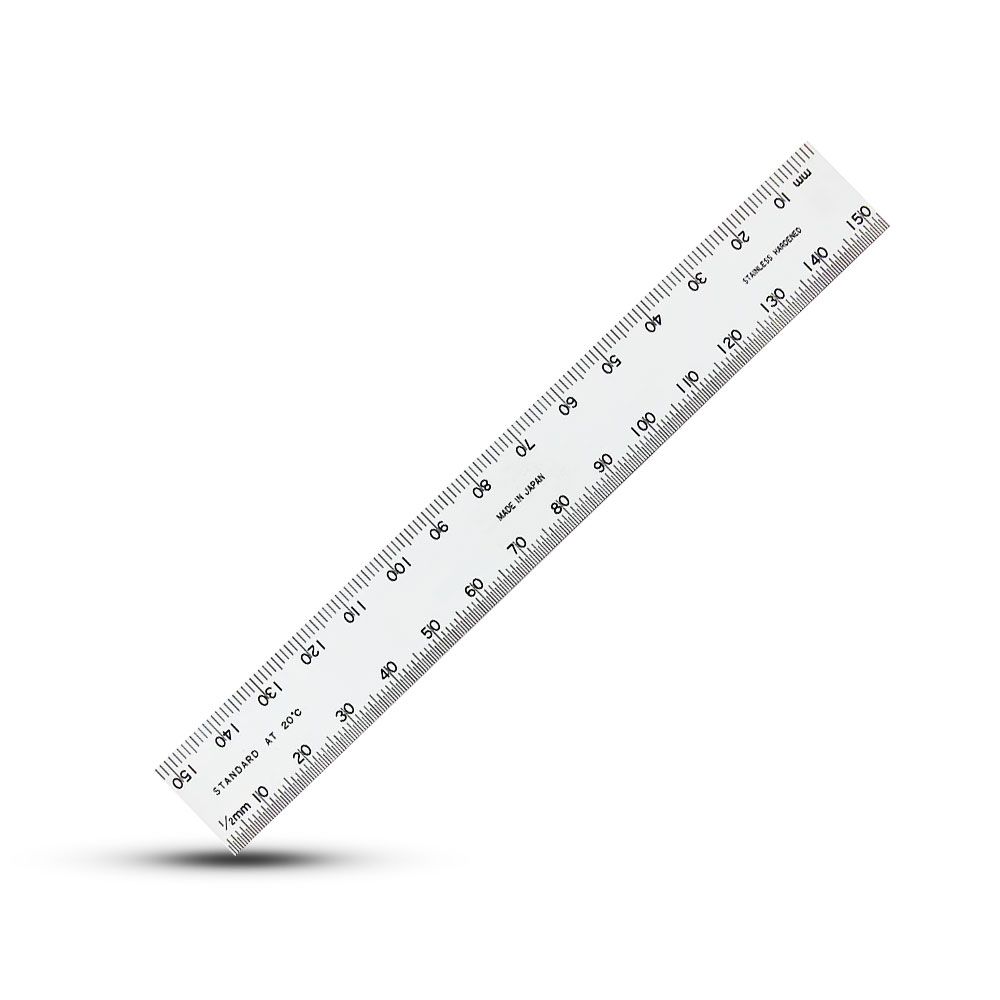 Toledo ST150ME6 150mm Metric & Imperial Double Sided Stainless Steel Rule
