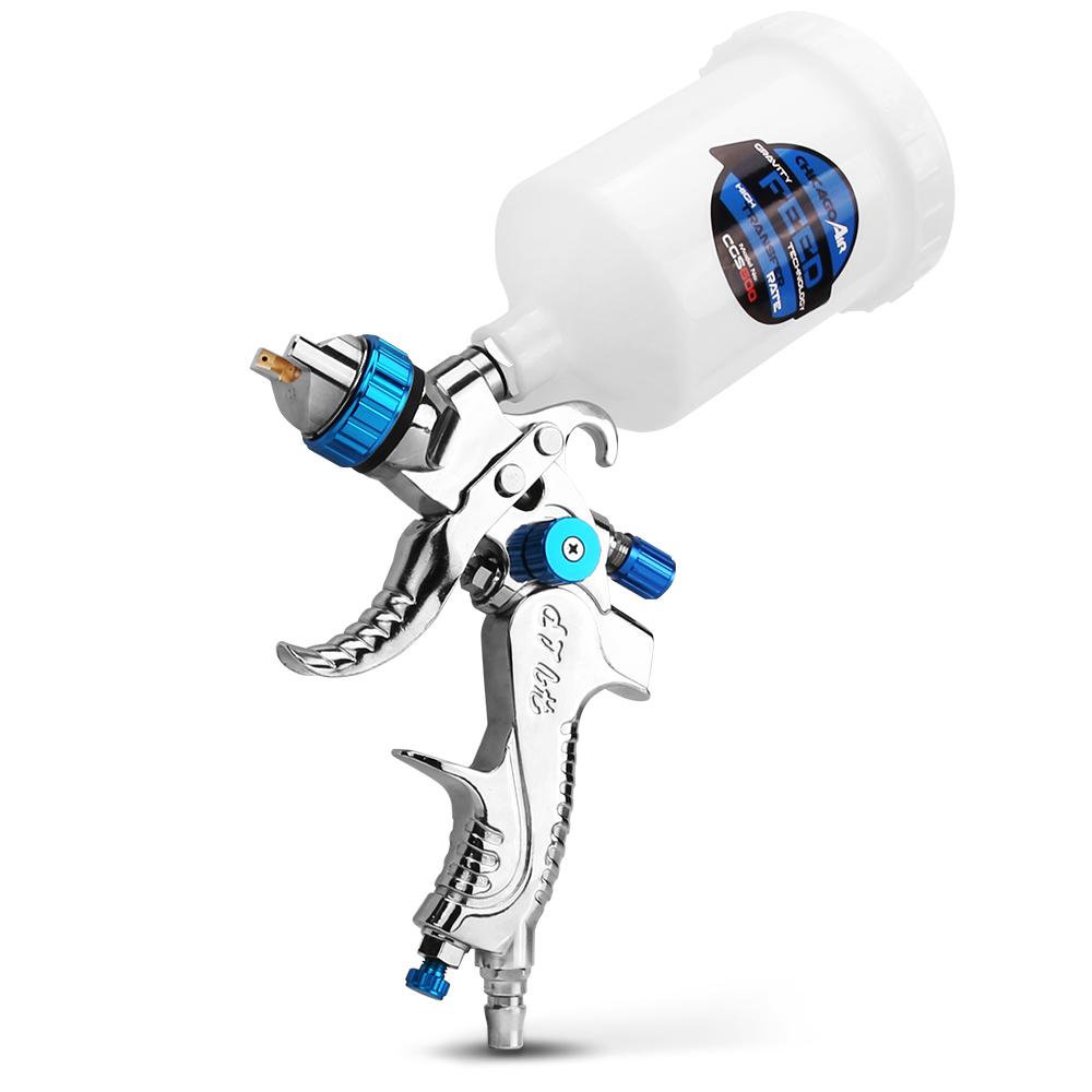 Chicago Air CGS600 600mL Gravity Feed Spray Gun with 3 Nozzles
