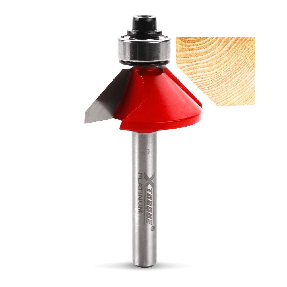 Xtorque XP3016 Platinum 30.16mm Chamfering 1/4" Shank Router Bit