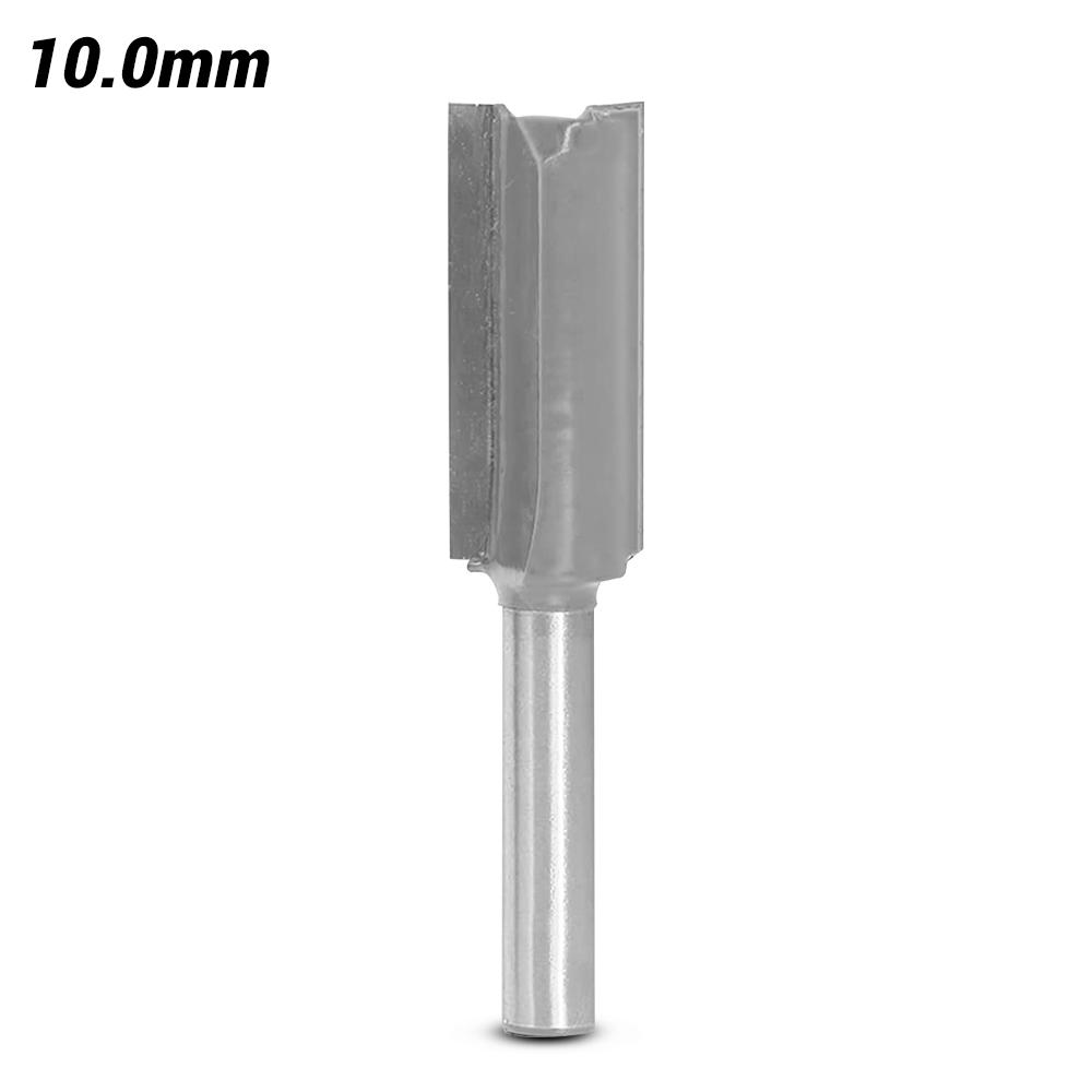 TruaCut TMX210 10.0mm 1/4" Shank Straight Double Flute Extra Long Router Bit