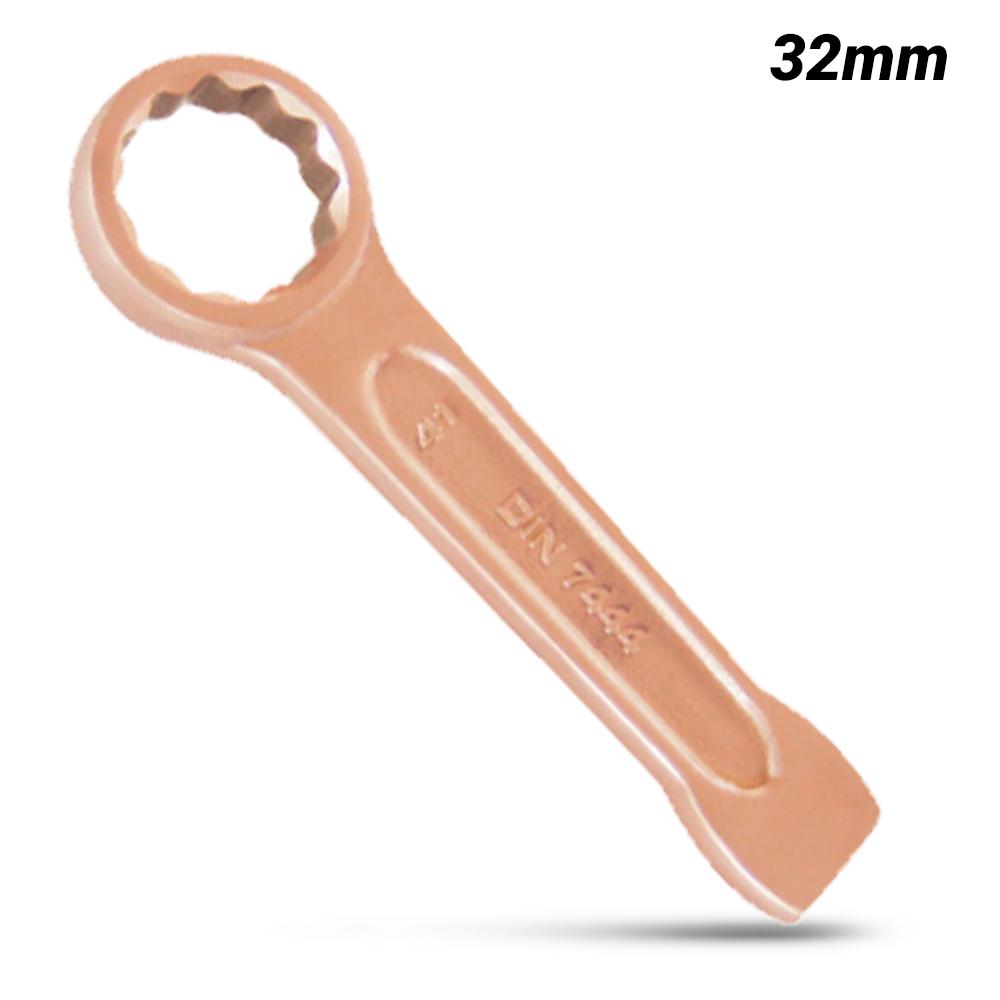 T&E Tools CB160-32 32mm (1") Copper Beryllium Ring End Striking Wrench