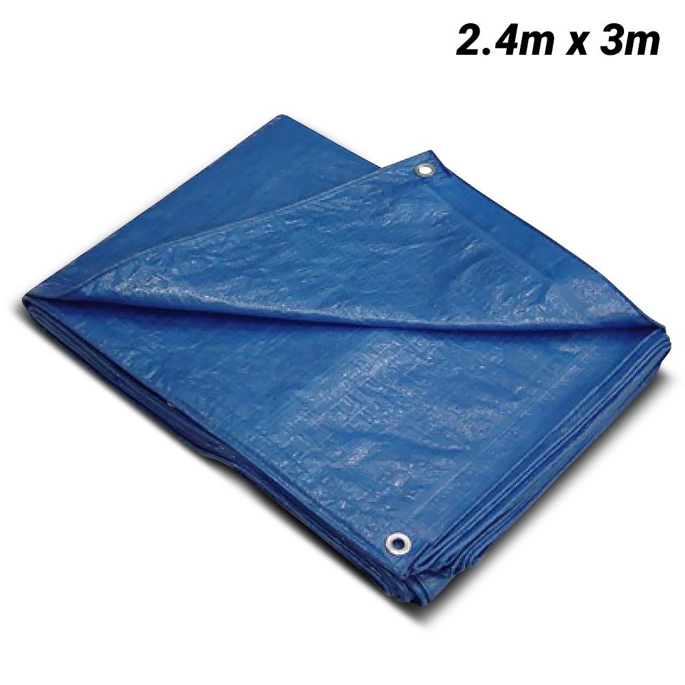 Polytuf B720 2.4m x 3m Medium Duty Blue Tarp