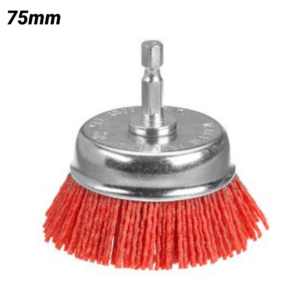 Bordo 5150-75S 75mm NylonGrit Cup Brush with Hex Shank