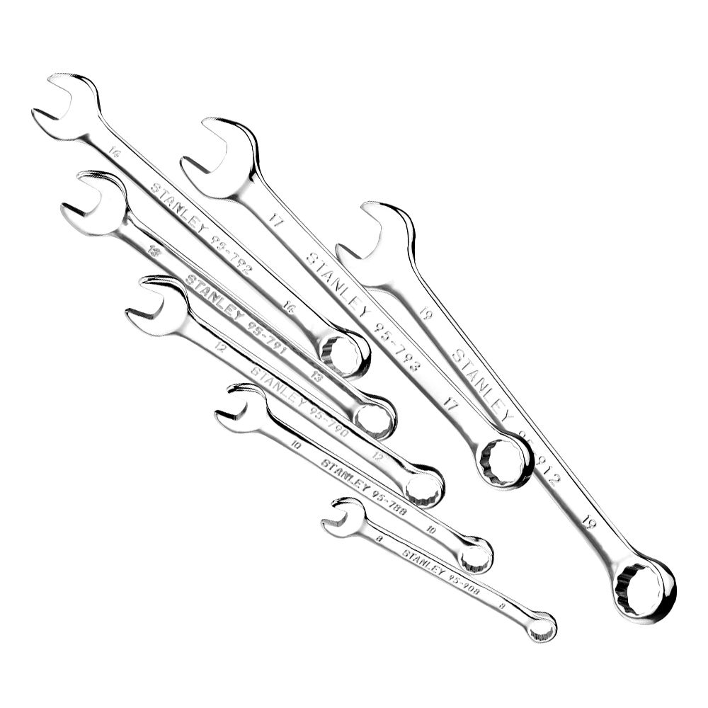 Stanley STMT82842-0 7pce Combination Wrench Set
