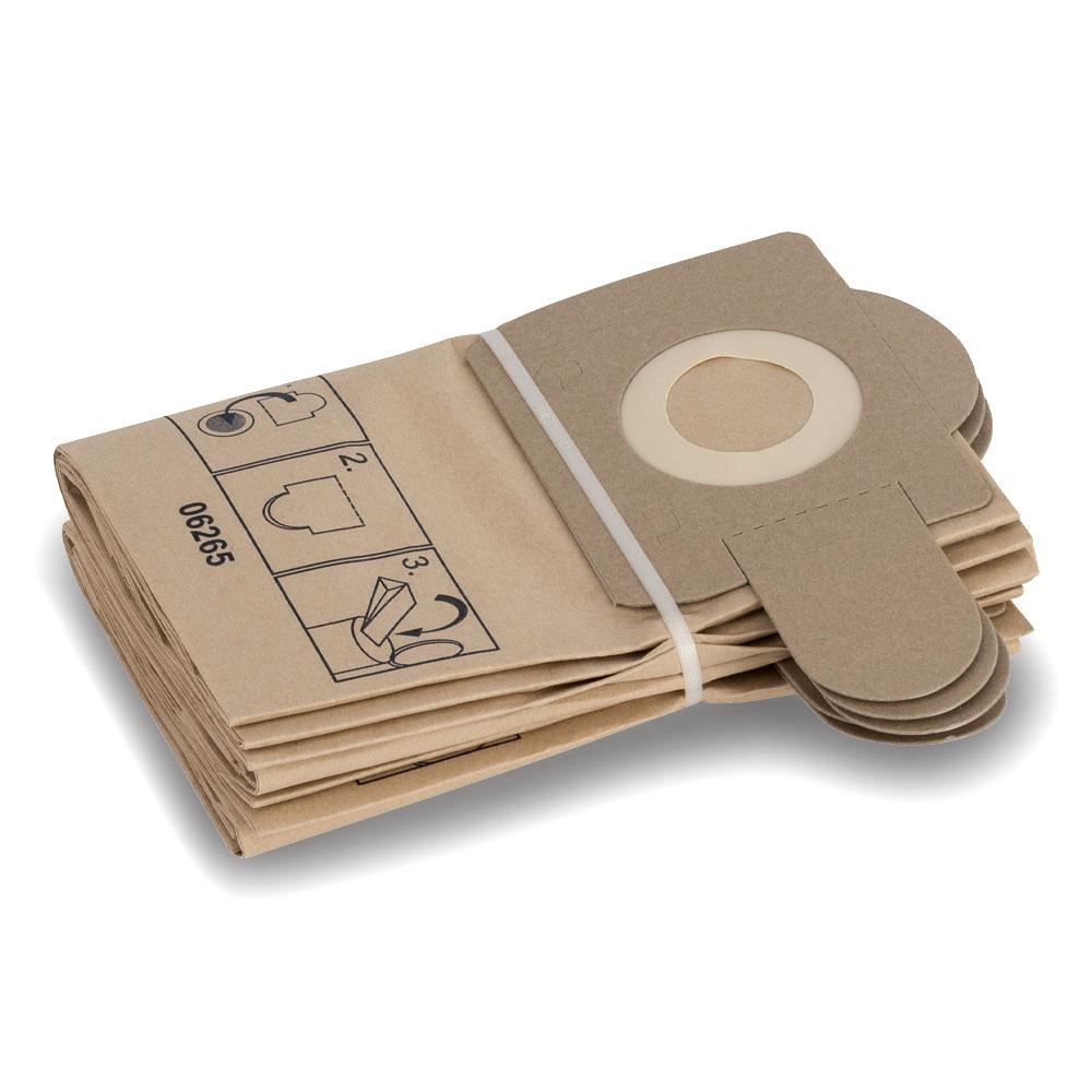 Bosch 2.605.411.150 (PAS PAPIERFILT) 5-Pack Paper Filter Dust Bag to Suit Dust Extractor