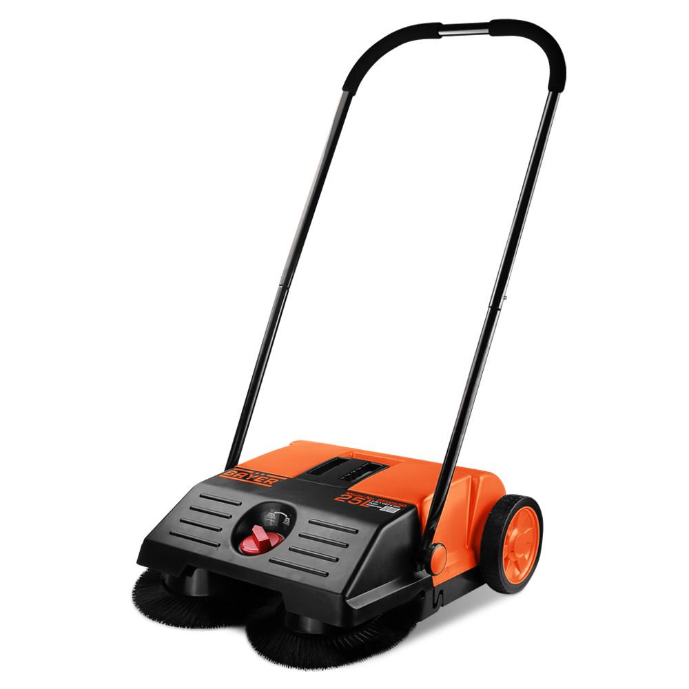 Bayer BSW550 550mm 25L Wet & Dry Manual Push Industrial Sweeper