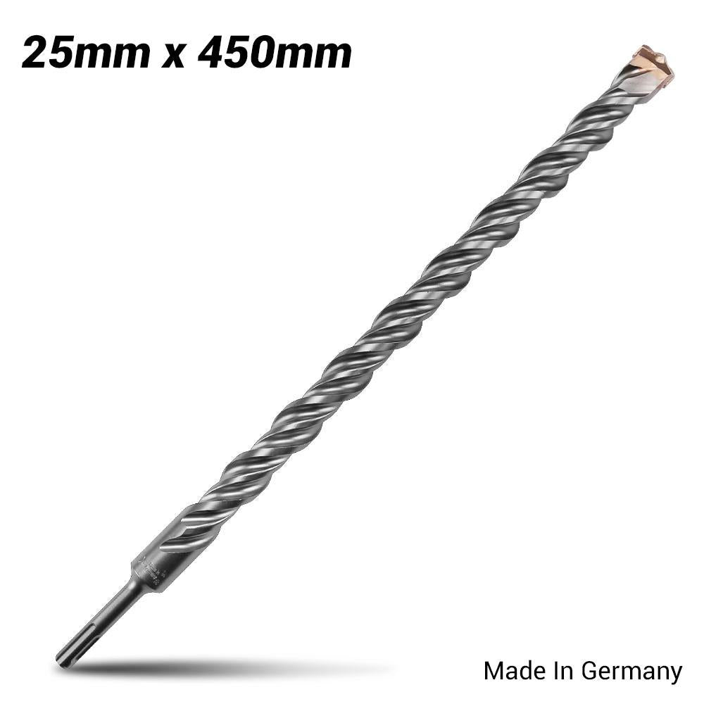 Xtorque X25450 Platinum SDS PLUS 25mm x 450mm Platinum 2 Cutter Drill Bit - MADE IN GERMANY