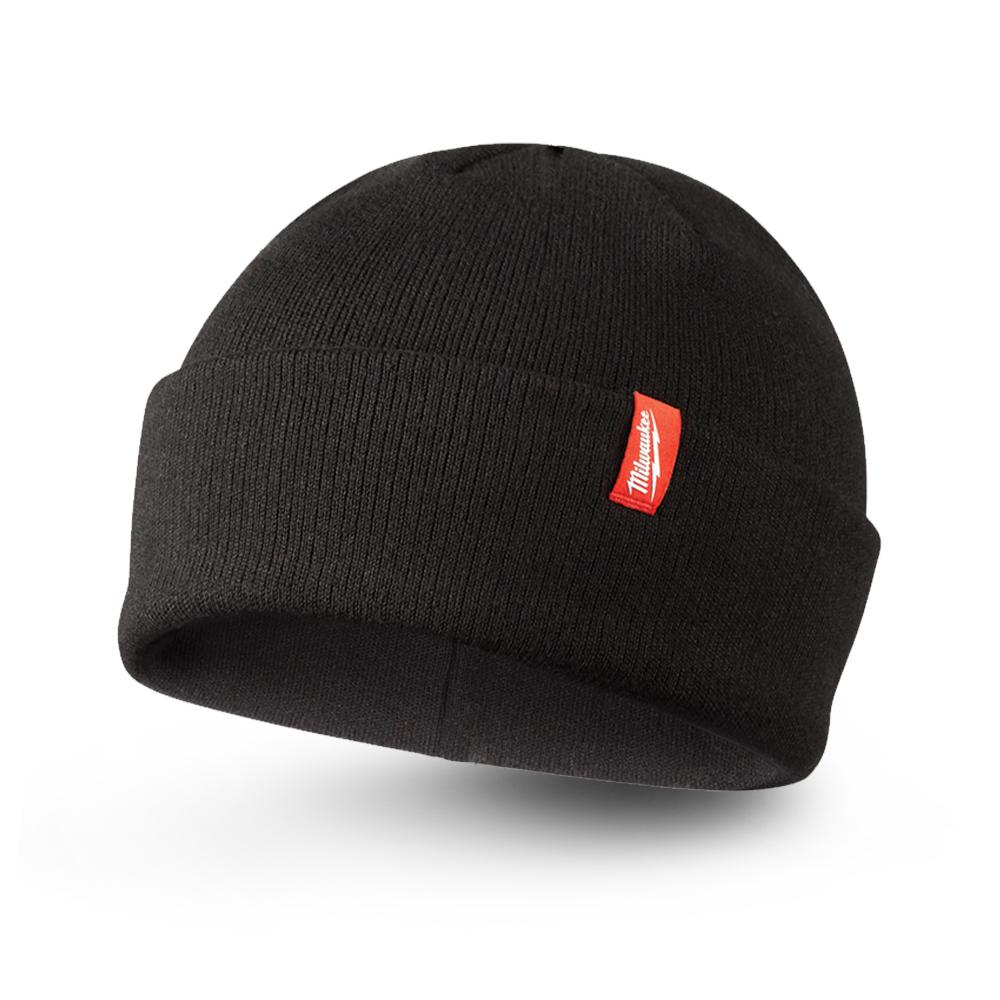 Milwaukee 350B Cuffed Beanie Black OSFA