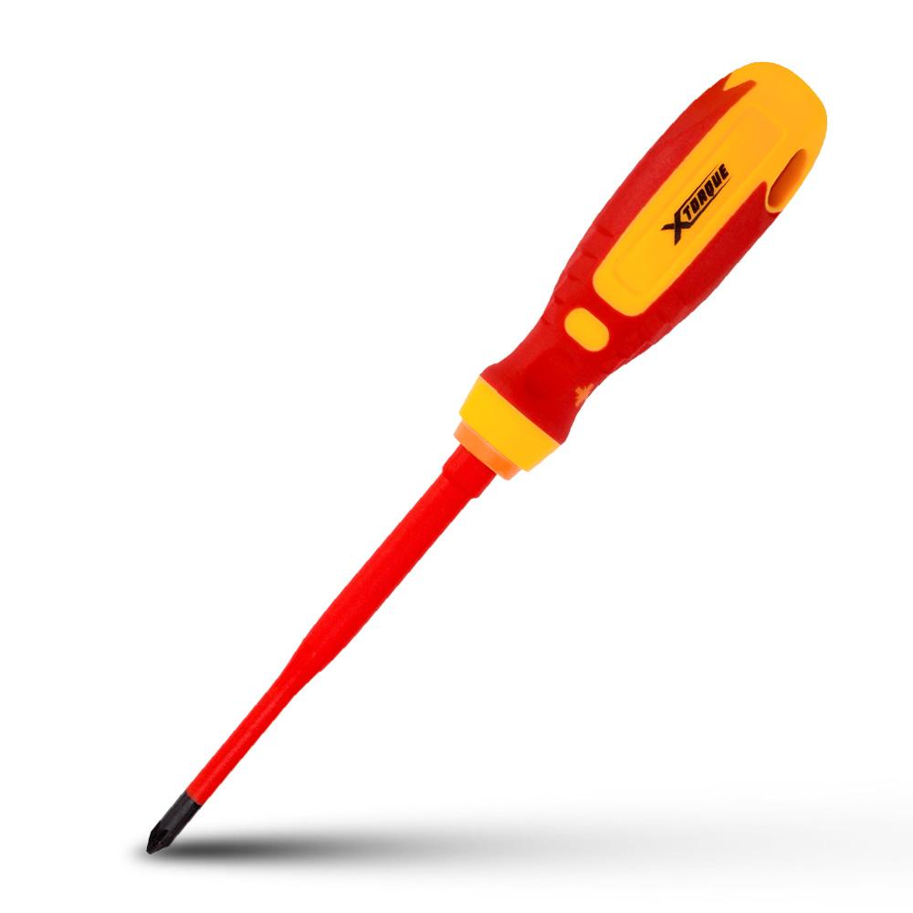 Xtorque XPZ1S 100mm 1000V VDE PZ1 Slimline Pozidriv Screwdriver