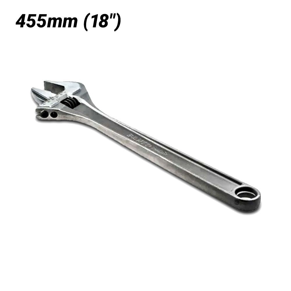 Bahco 8075 455mm Central Nut Adjustable Wrench with Phosphate Finish