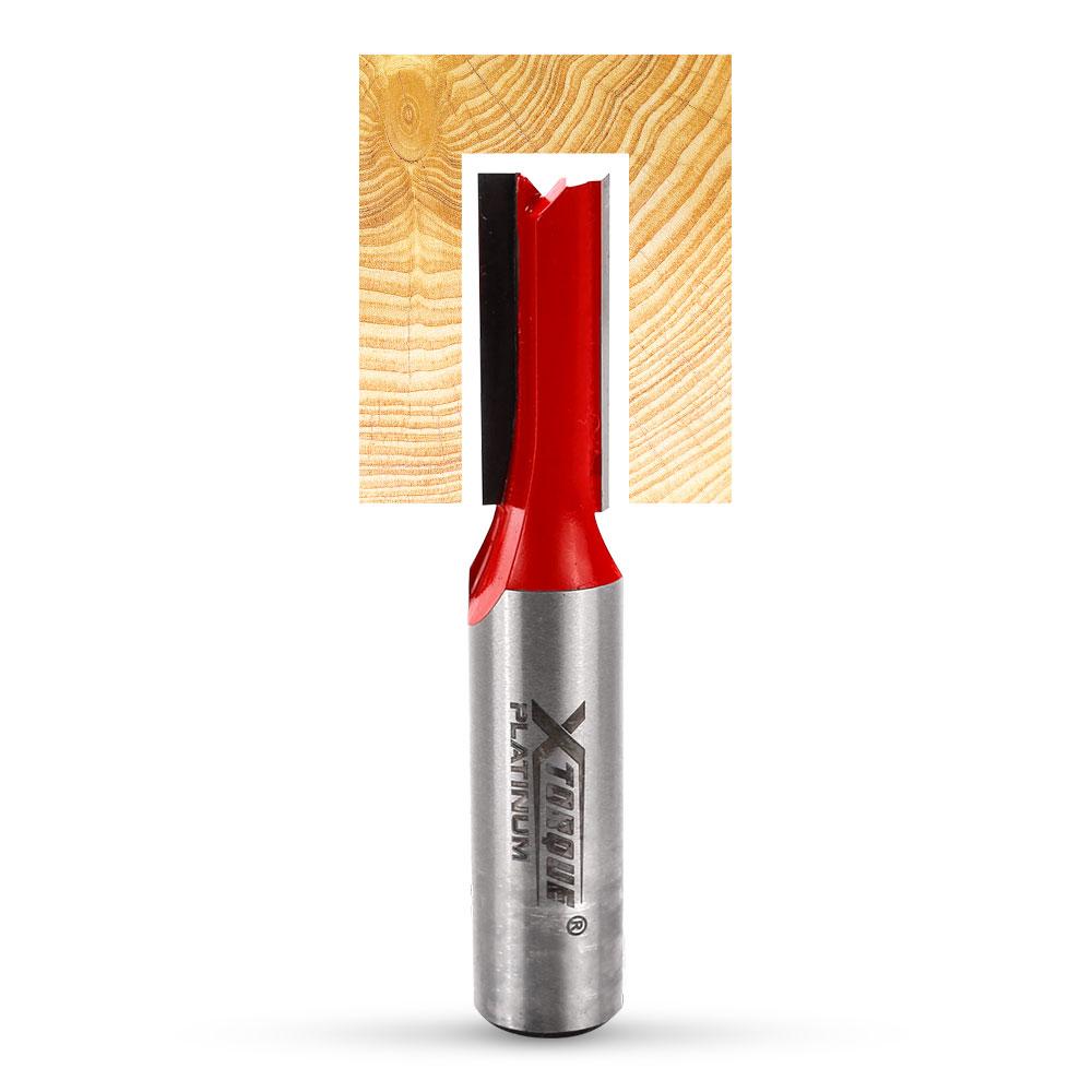 Xtorque XP1012 Platinum 10mm Straight Double Flute 1/2" Shank Router Bit