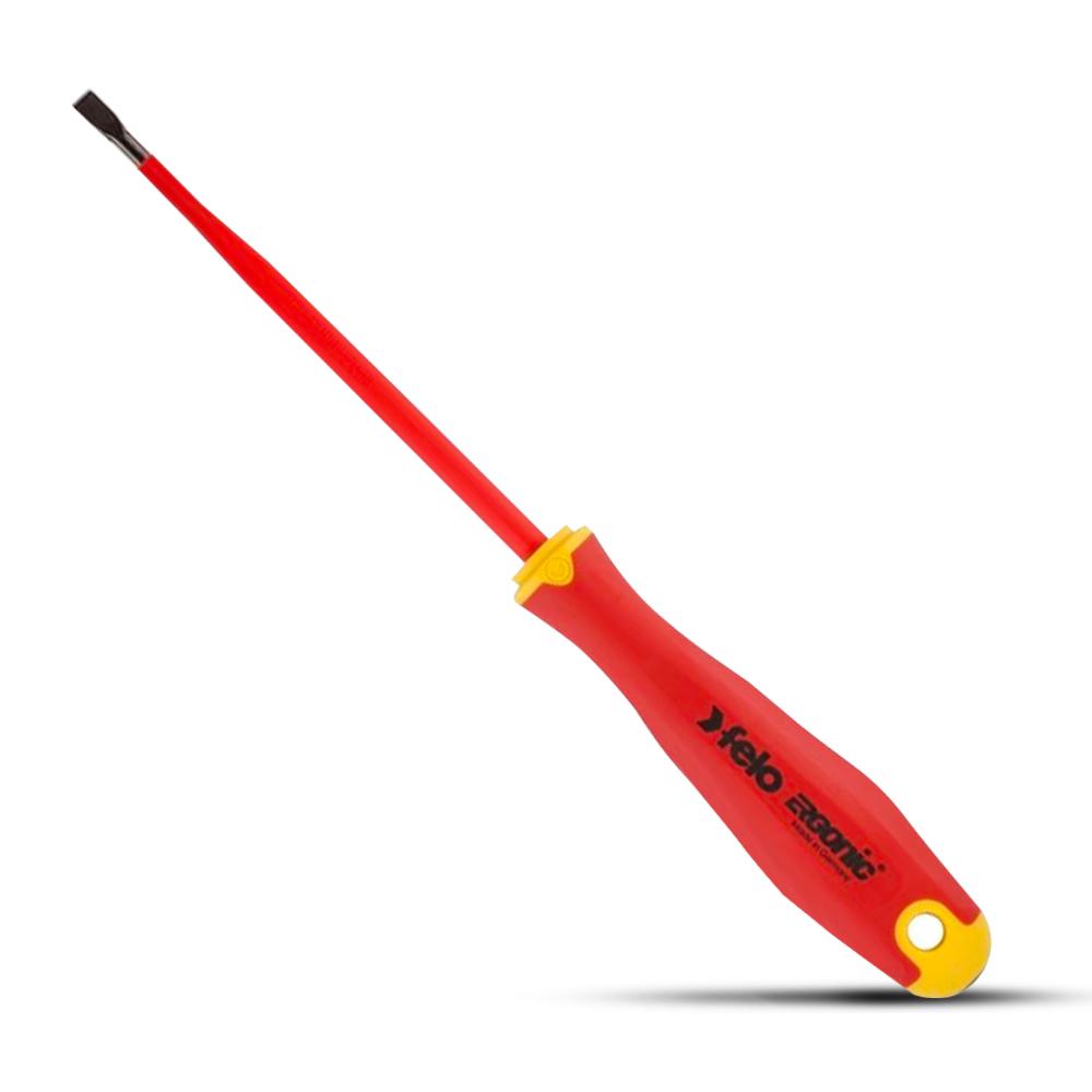 Felo 41396590 6.5 x 150mm	Flat 1000V VDE Ergonic Eslim Screwdriver