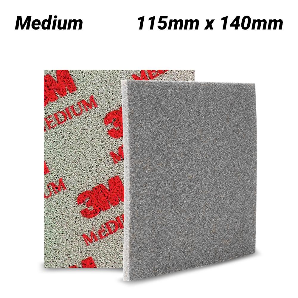 3M XC003406367 (3808) 115mm x 140mm 3808 Medium Soft Back Sanding Sponge