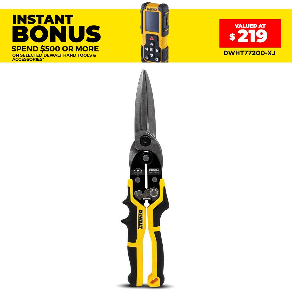 DeWalt DWHT14681 Straight Long Cut Aviation Snips