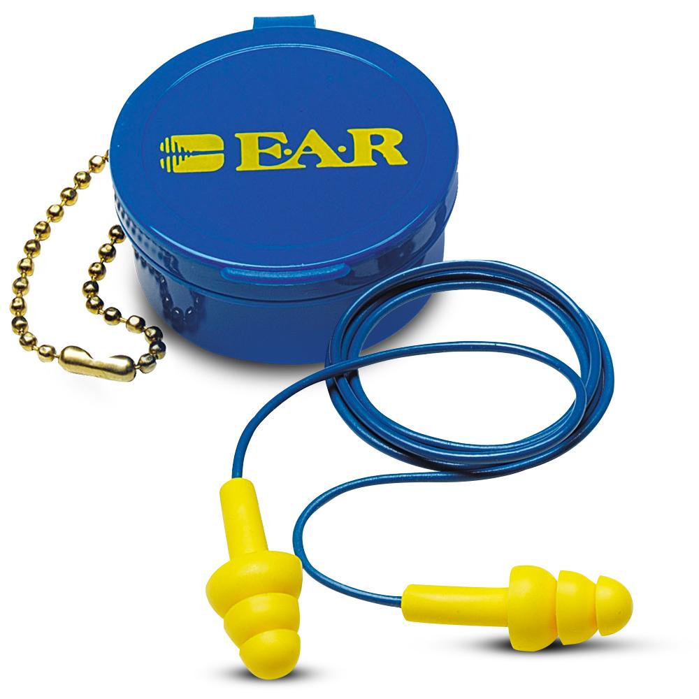 3M 340-4002 (70071515798) Single Pack E-A-R ULTRAFIT Corded Earplugs with Carry Case
