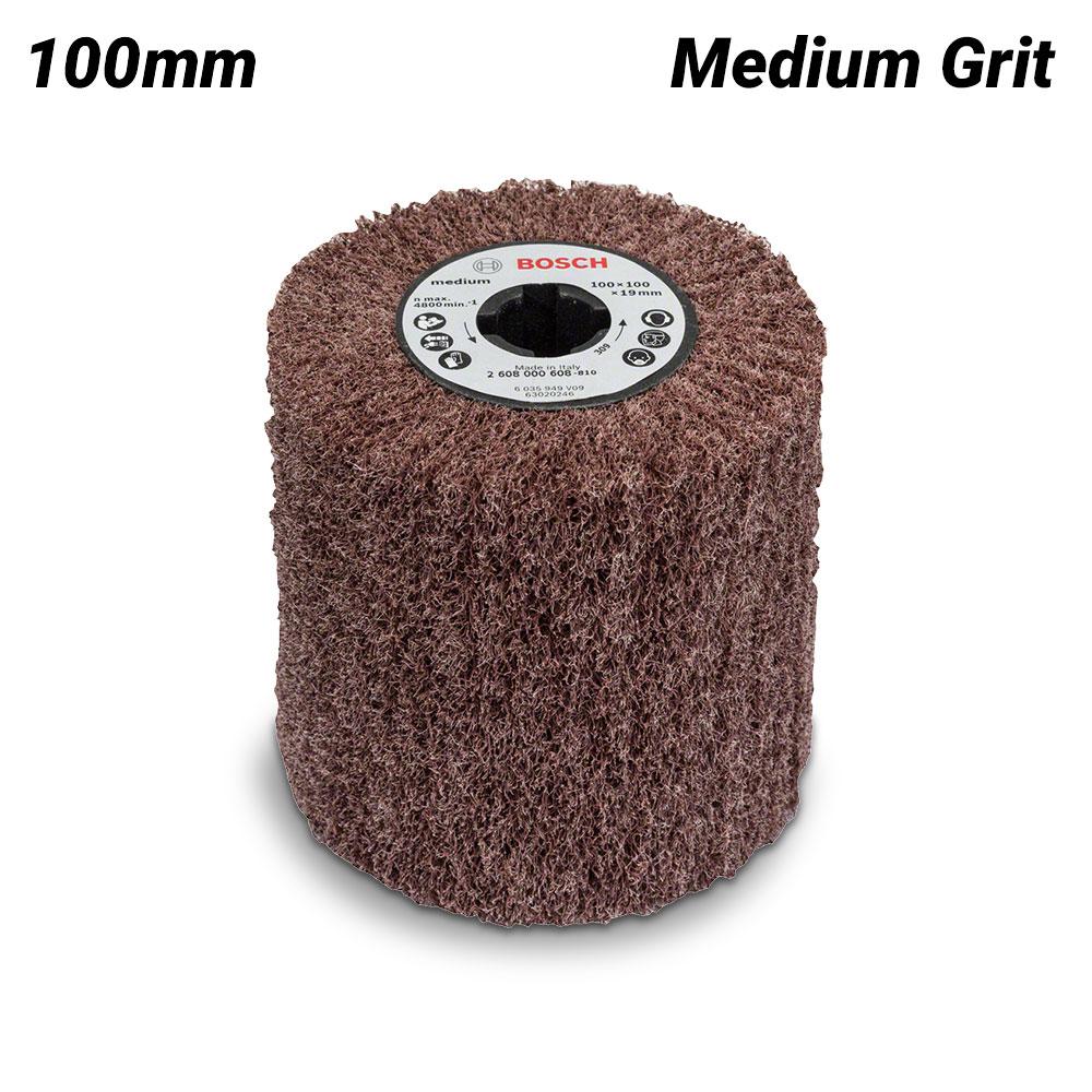 Bosch 100X19MM,M,1X (2.608.000.608) Medium Grit 100mm Flap Sanding Disc