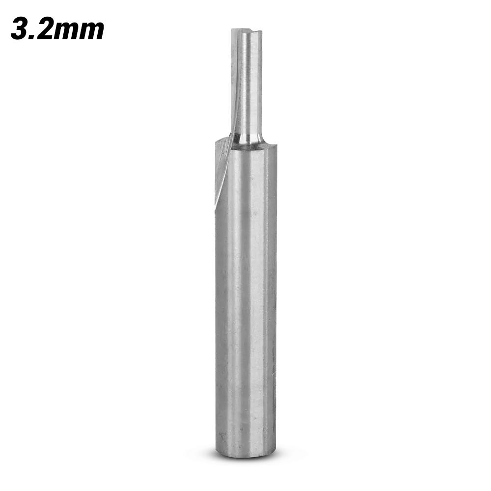 TruaCut TM203.2 3.2mm 1/4" Shank Straight Single Flute Router Bit