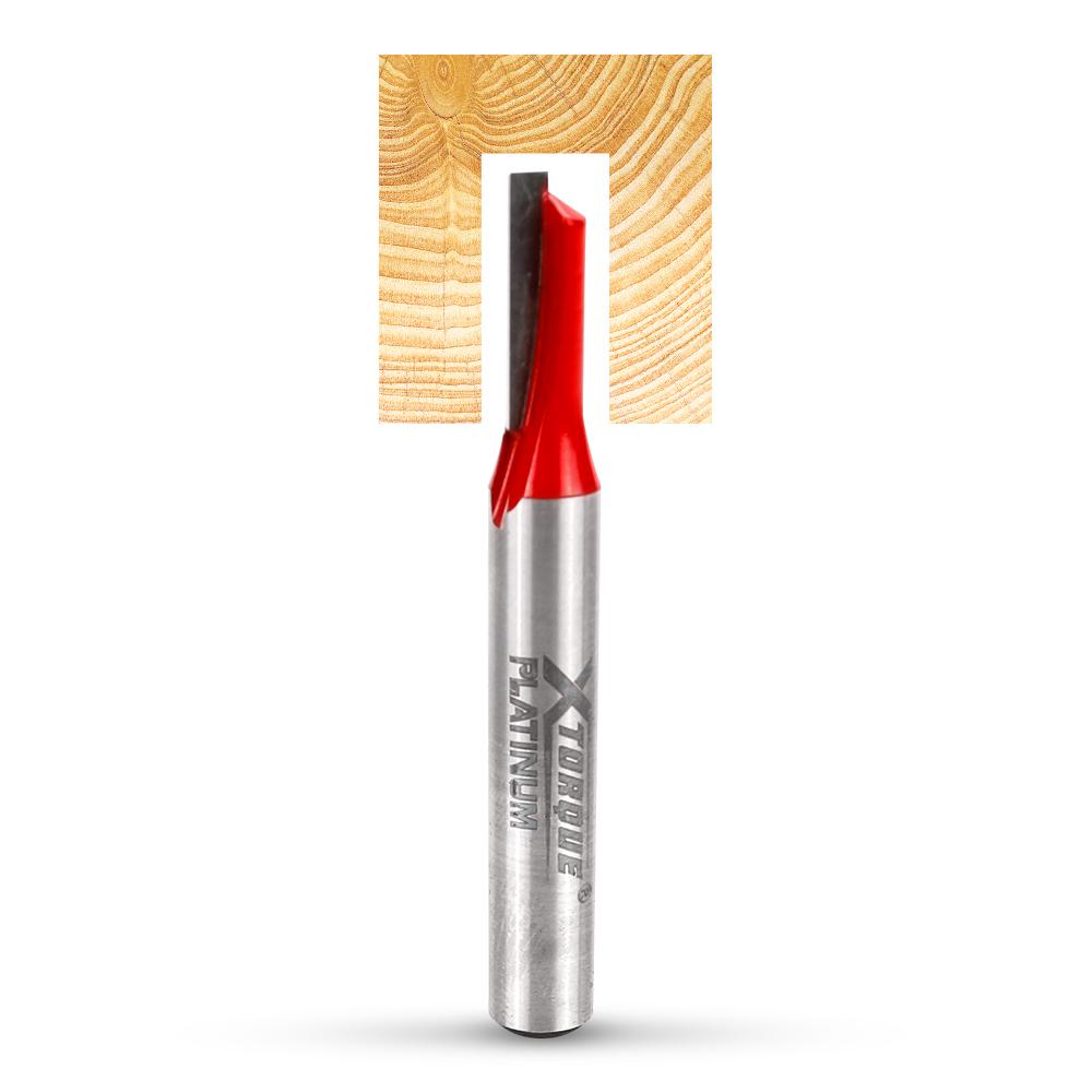 Xtorque XP514 Platinum 5mm Straight Single Flute 1/4" Shank Router Bit