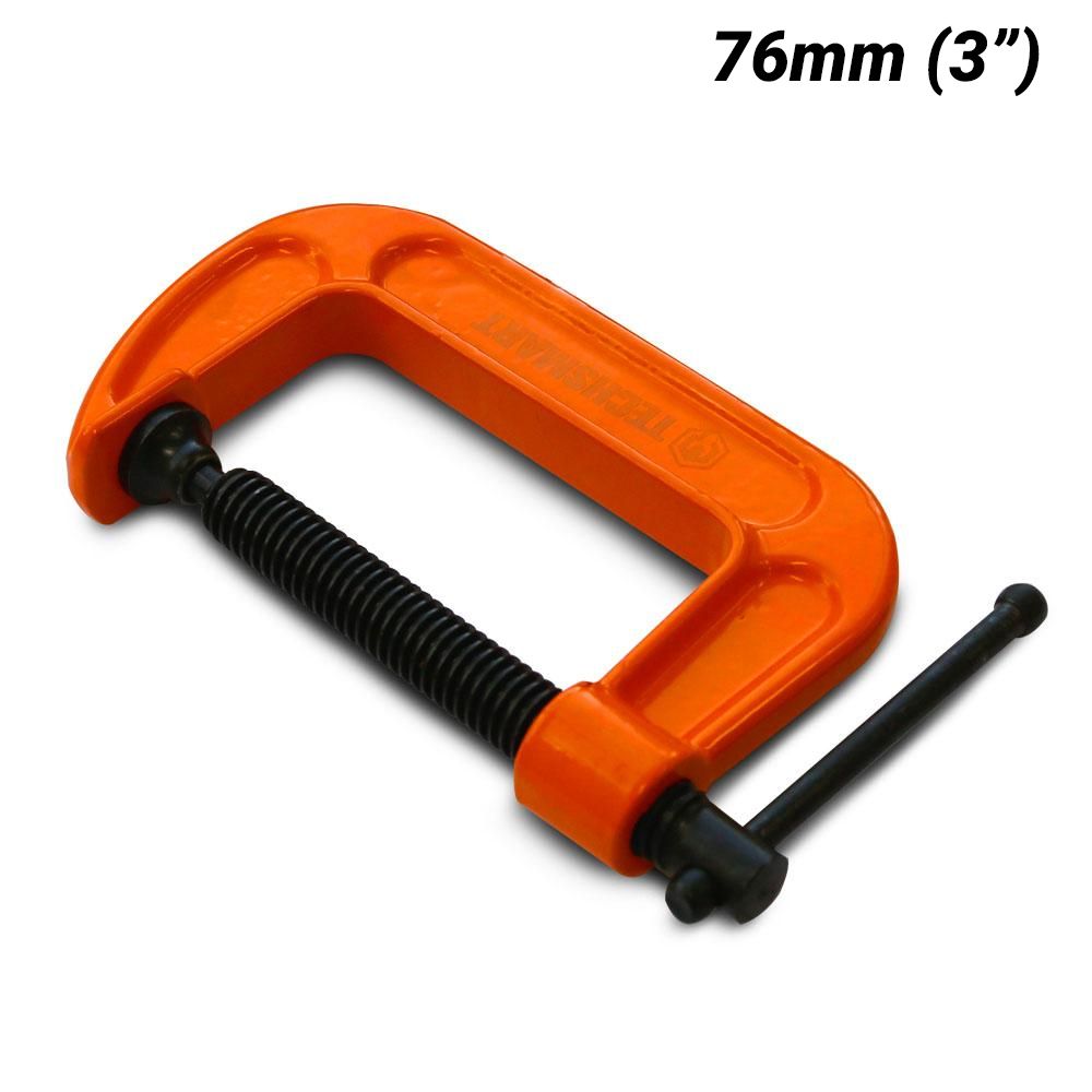Techsmart TGPGC3 76mm (3") General Purpose G Clamp