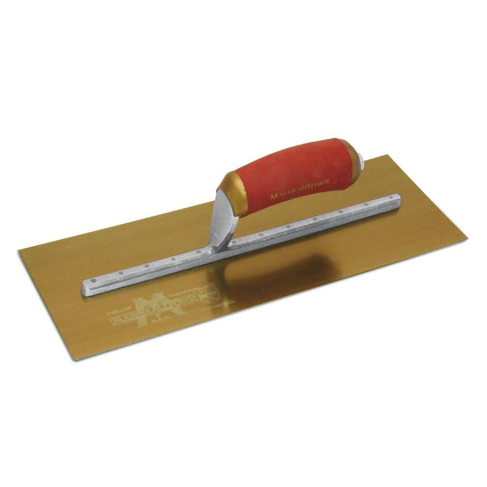 Marshalltown MTPB145GSD 356mm x 127mm DuraSoft Grip Stainless Steel Permashape Finishing Trowel