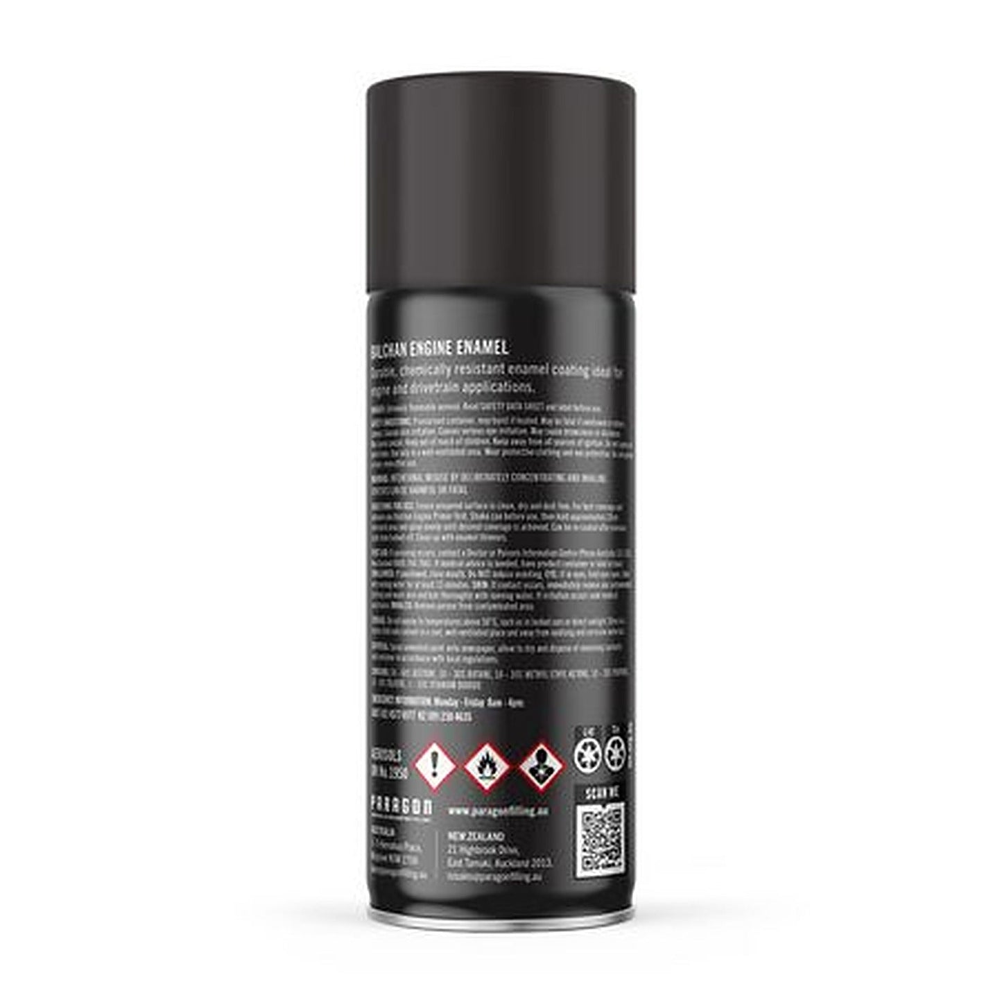 Balchan Engine Enamel Low Gloss Black Spray Paint 300g BAL102027