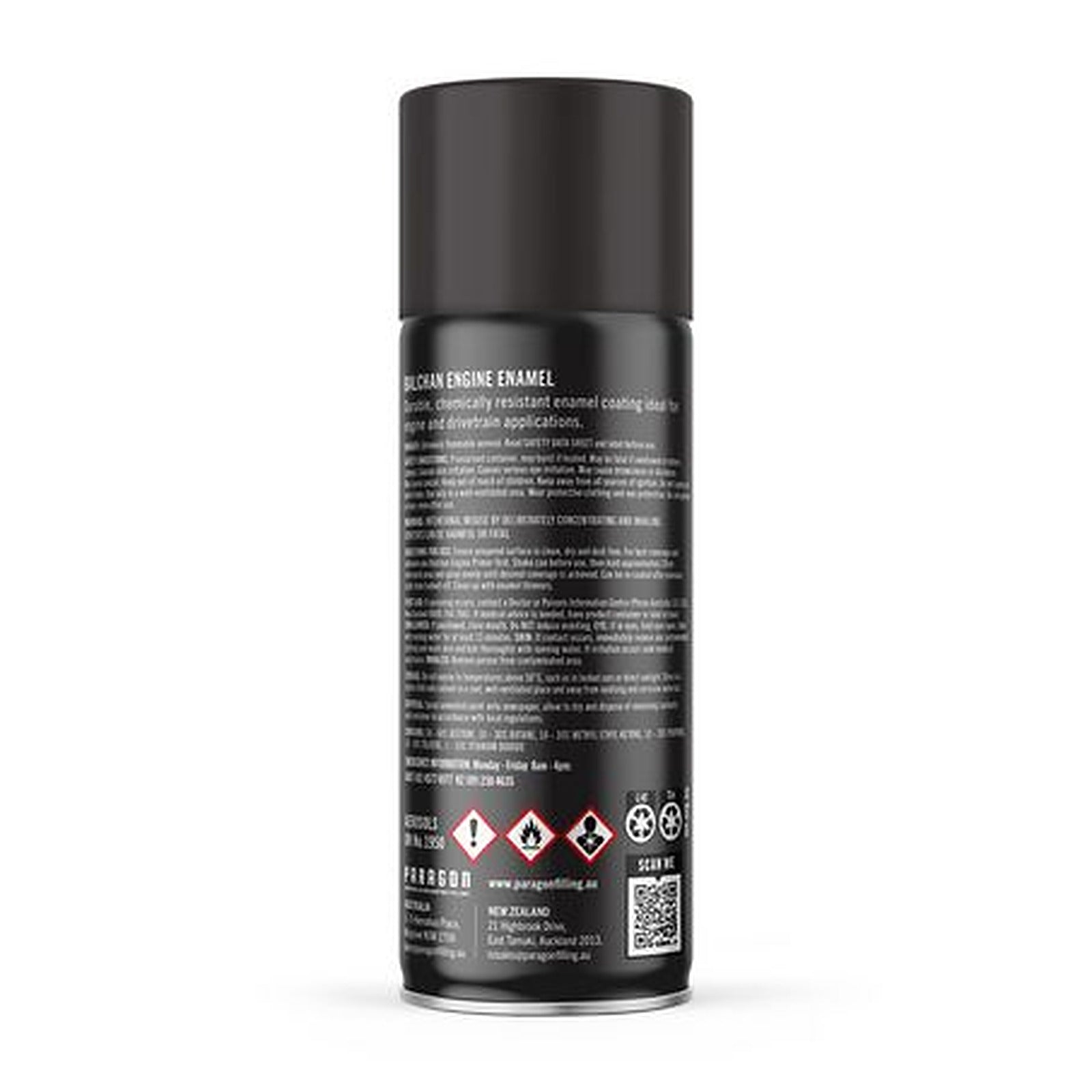 Balchan Engine Enamel Low Gloss Black Spray Paint 300g BAL102027