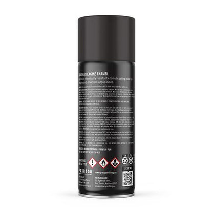 Balchan Engine Enamel Low Gloss Black Spray Paint 300g BAL102027