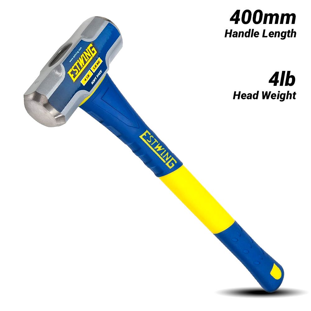 Estwing ESH/SF-416F 400mm (16") 4lb Soft Face Sledge Hammer with Fibreglass Handle