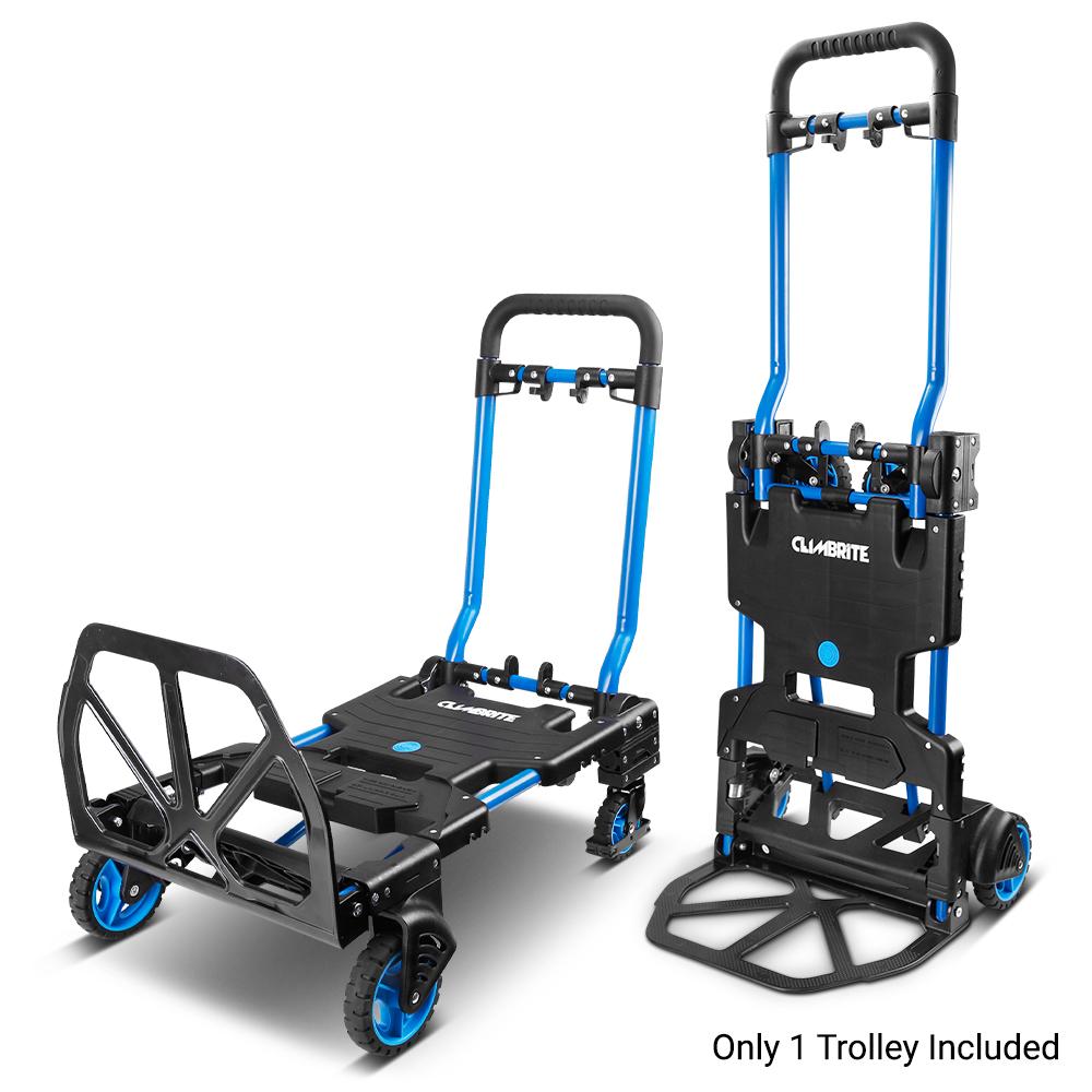 Climbrite CFHT120 70-120kg 2-In-1 Foldable Platform Hand Trolley