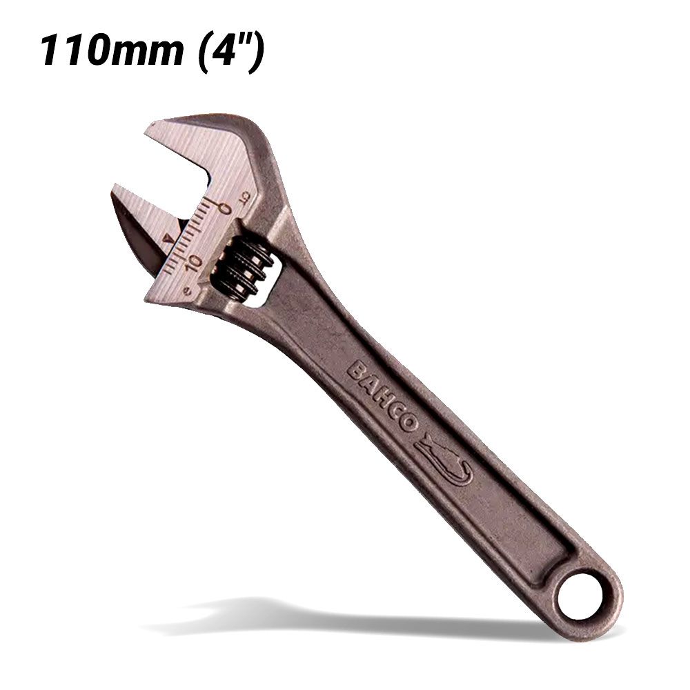 Bahco 8069 110mm Central Nut Adjustable Wrench with Phosphate Finish