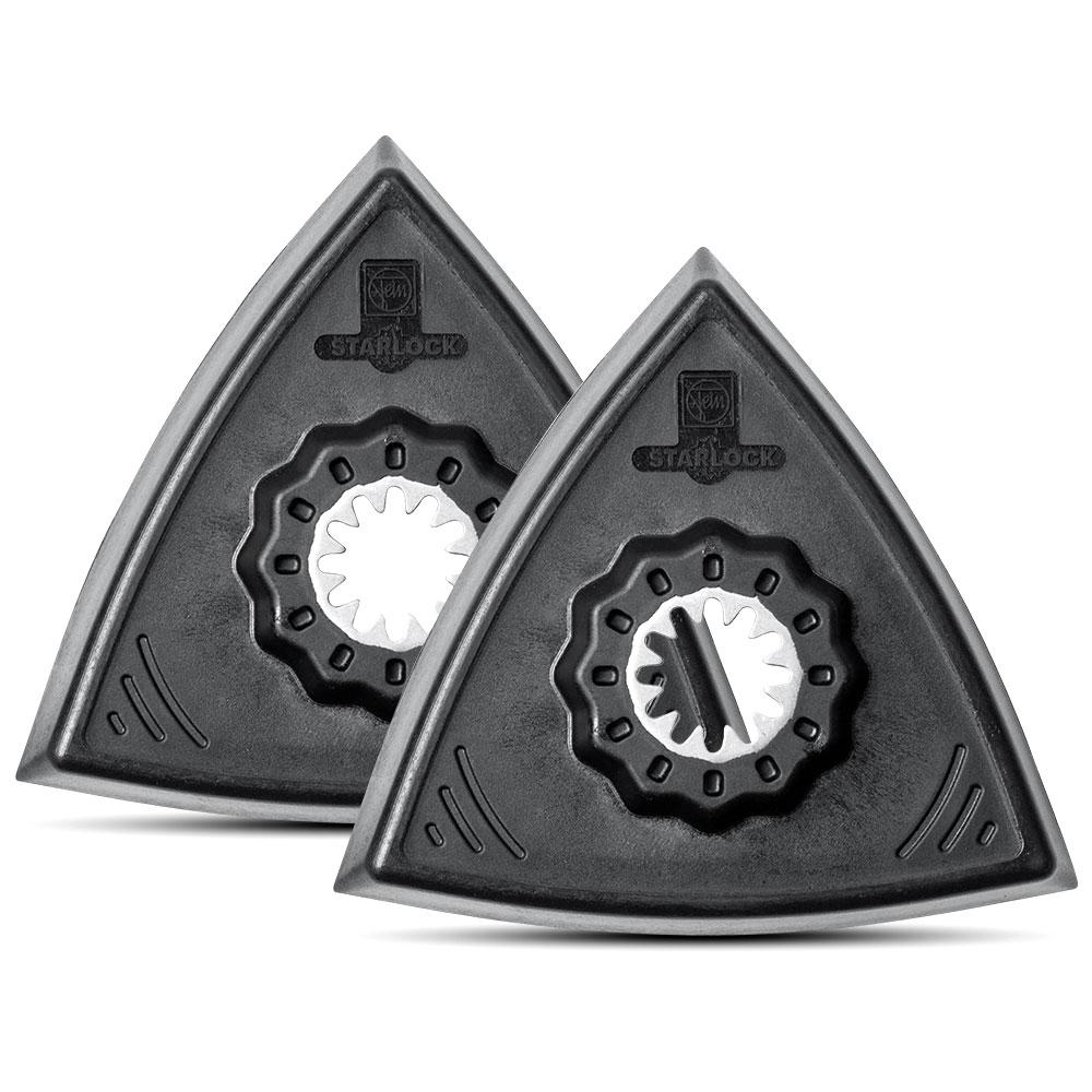 Fein 63806129220 2-Pack StarLock Sanding Triangle Pads (Unperforated)