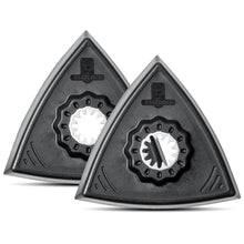 Fein 63806129220 2-Pack StarLock Sanding Triangle Pads (Unperforated)