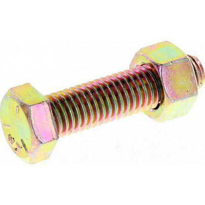 Champion Hex Set Screw & Nut High Tensile 1/2in x 2in UNC Grade 5 BC70