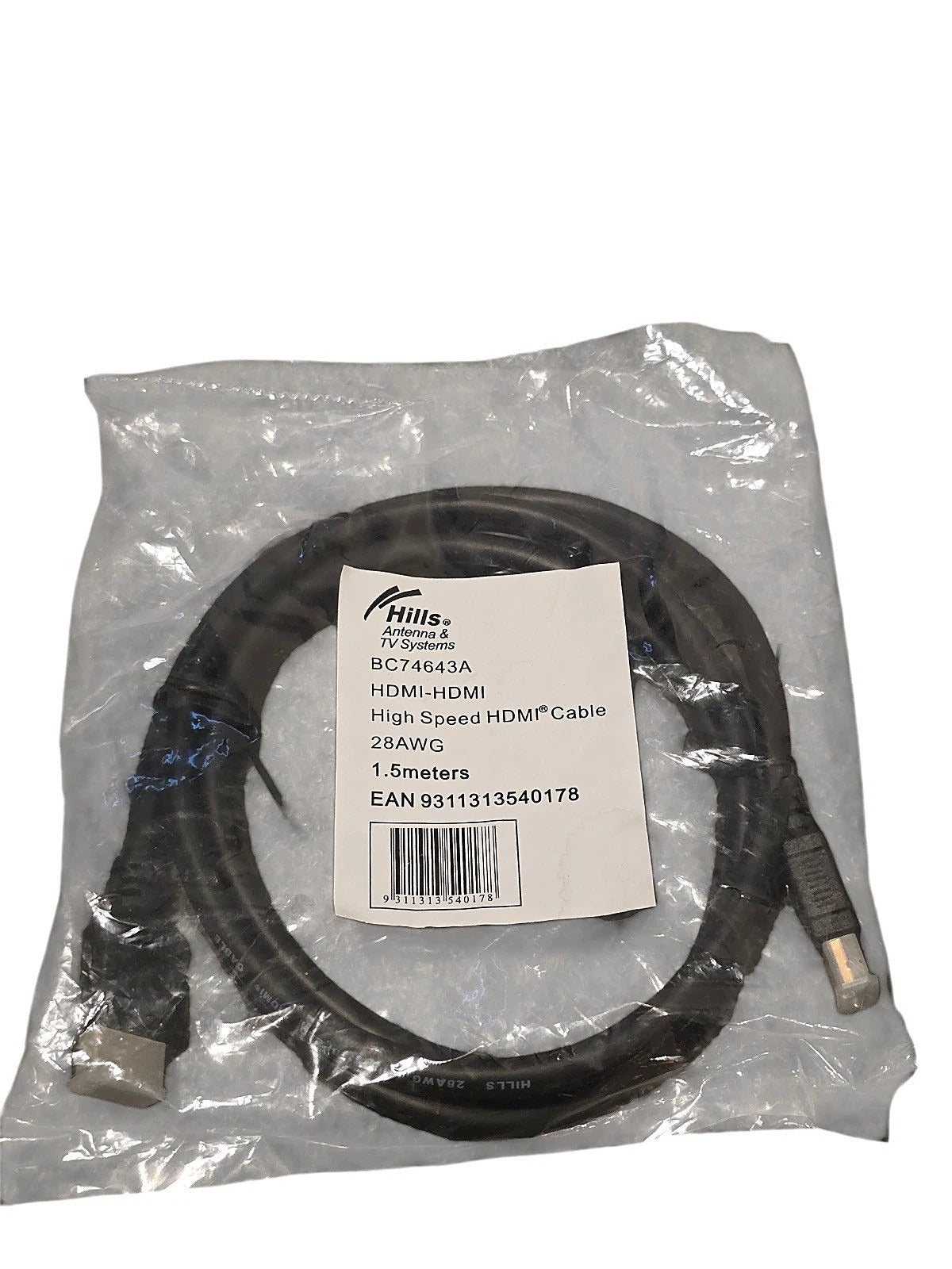 Hills High Speed HDMI Cable 28AWG 1.5m BC74643A