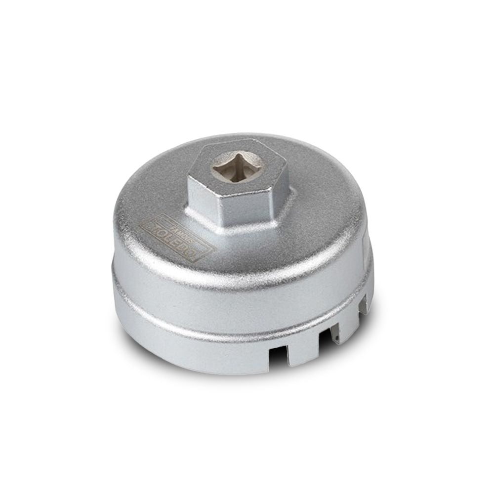 Toledo 305133 64.5mm 14 Flutes Oil Filter Cup Wrench Suits Toyota 4 Cylinder No.1