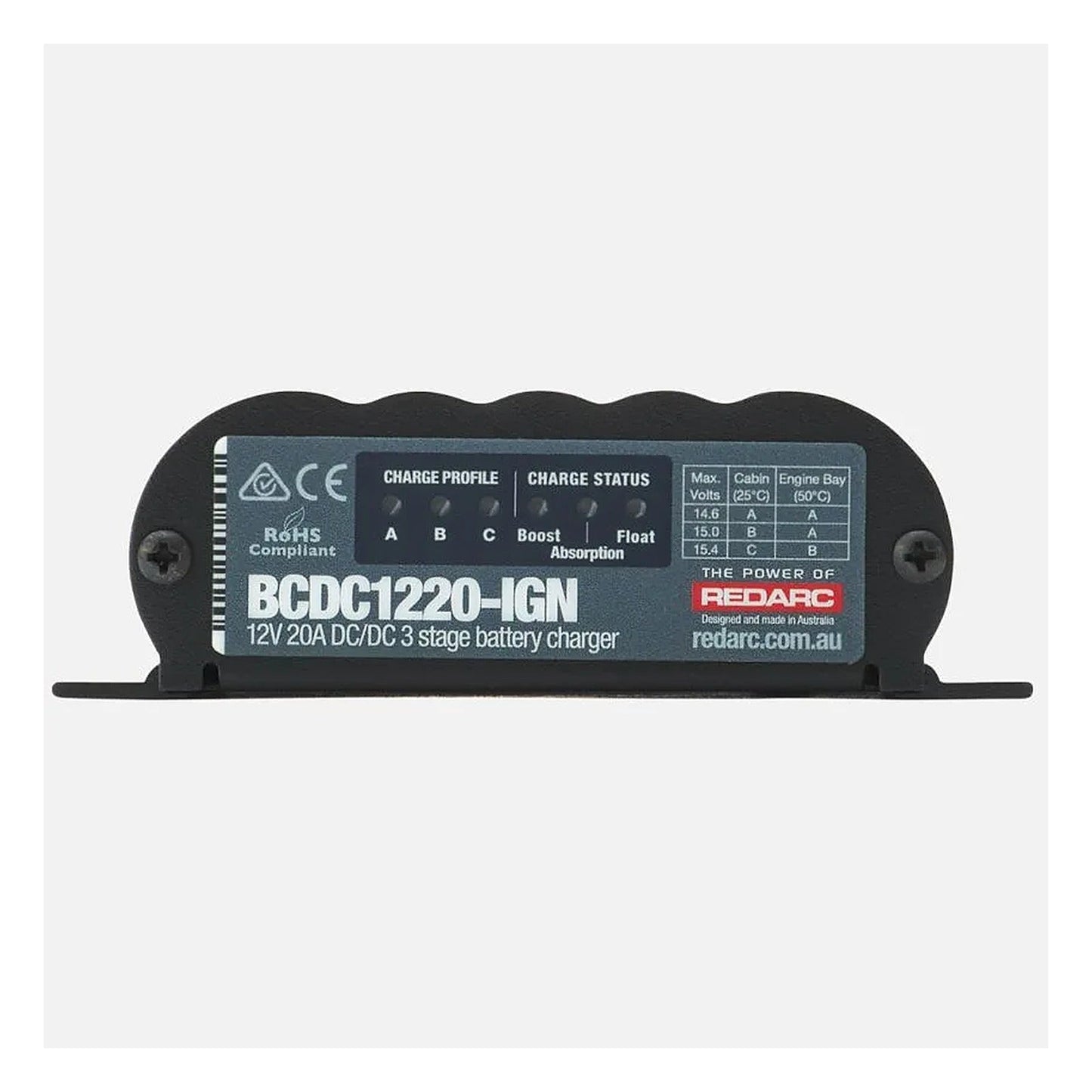 REDARC 12V 20A Ignition Control Under Bonnet DC to DC Battery Charger BCDC1220-IGN