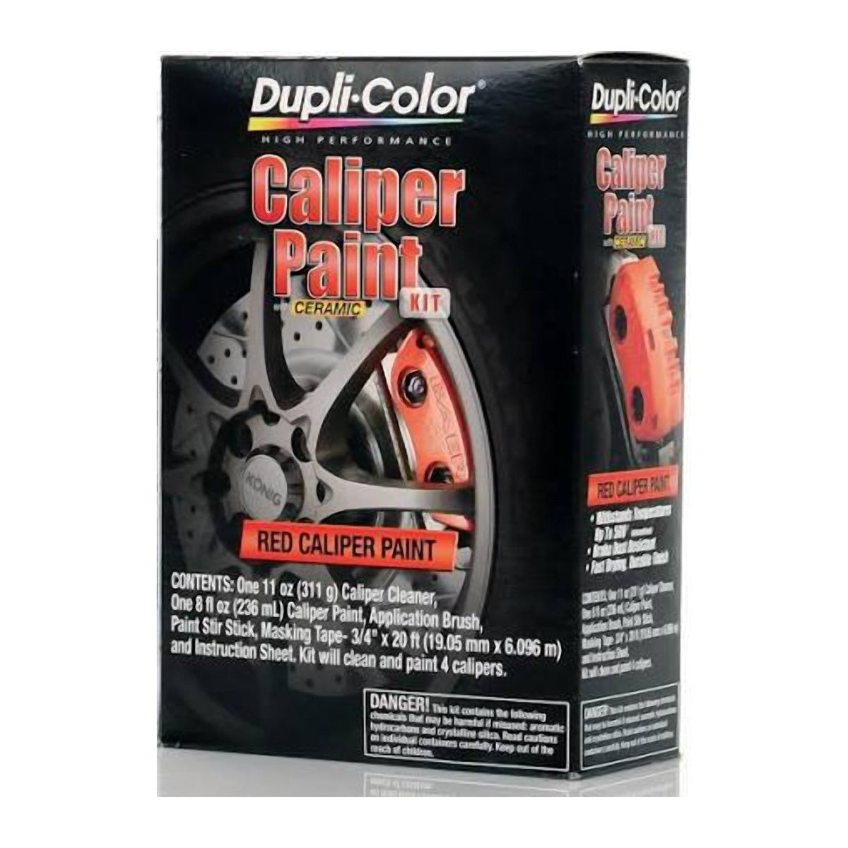 Dupli-Color Brake Caliper Paint Kit Red BCP400