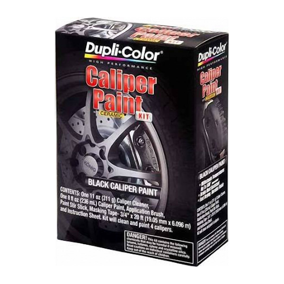 Dupli-Color Brake Caliper Paint Kit Gloss Black BCP405