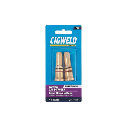 Cigweld BE 3 Short Diffuser 35 — 2 Pack BED335