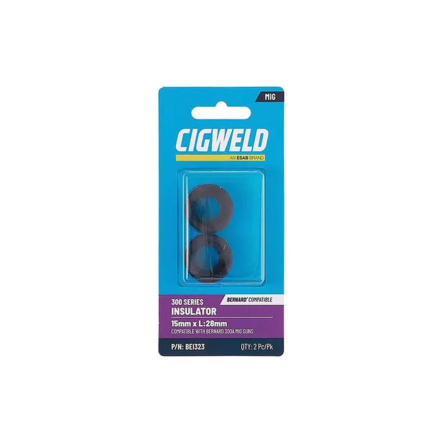 Cigweld BE 3 Insulator Cap 23 — 2 Pack BEI323