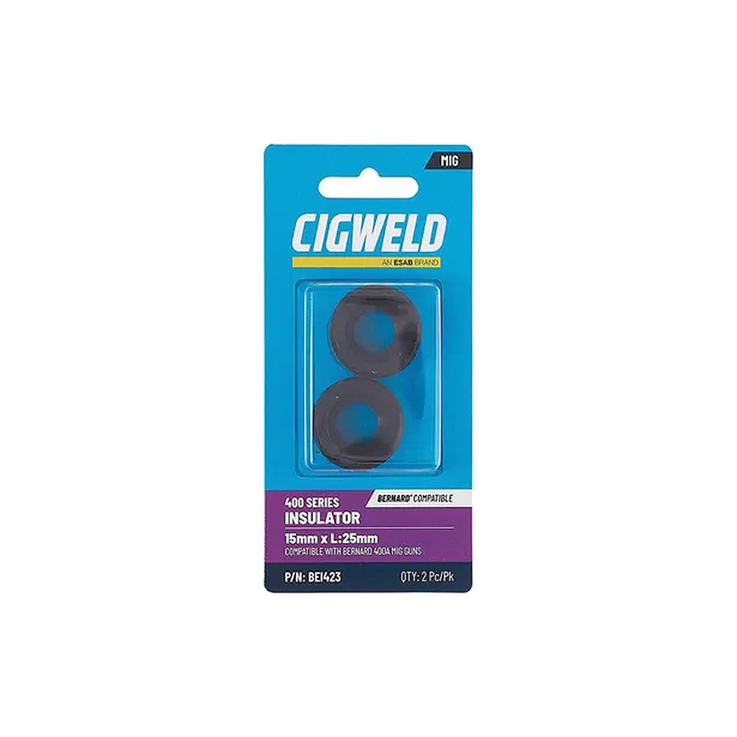 Cigweld BE 4 Insulator Cap 23 — 2 Pack BEI423