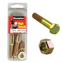 Champion Hex Bolt & Nut High Tensile 1/4in x 1 1/4in UNF Grade 5 BF7