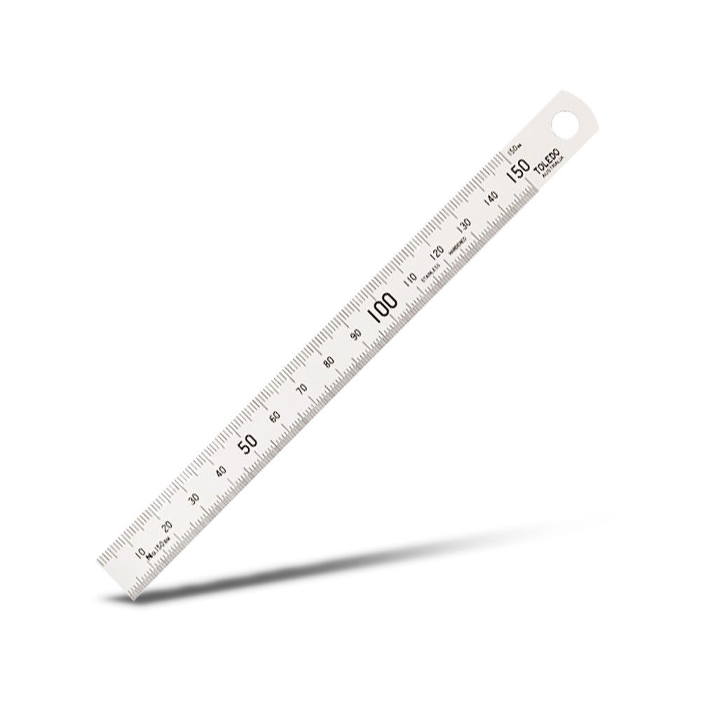 Toledo 150BM 150mm Stainless Steel Single Sided Metric Rule
