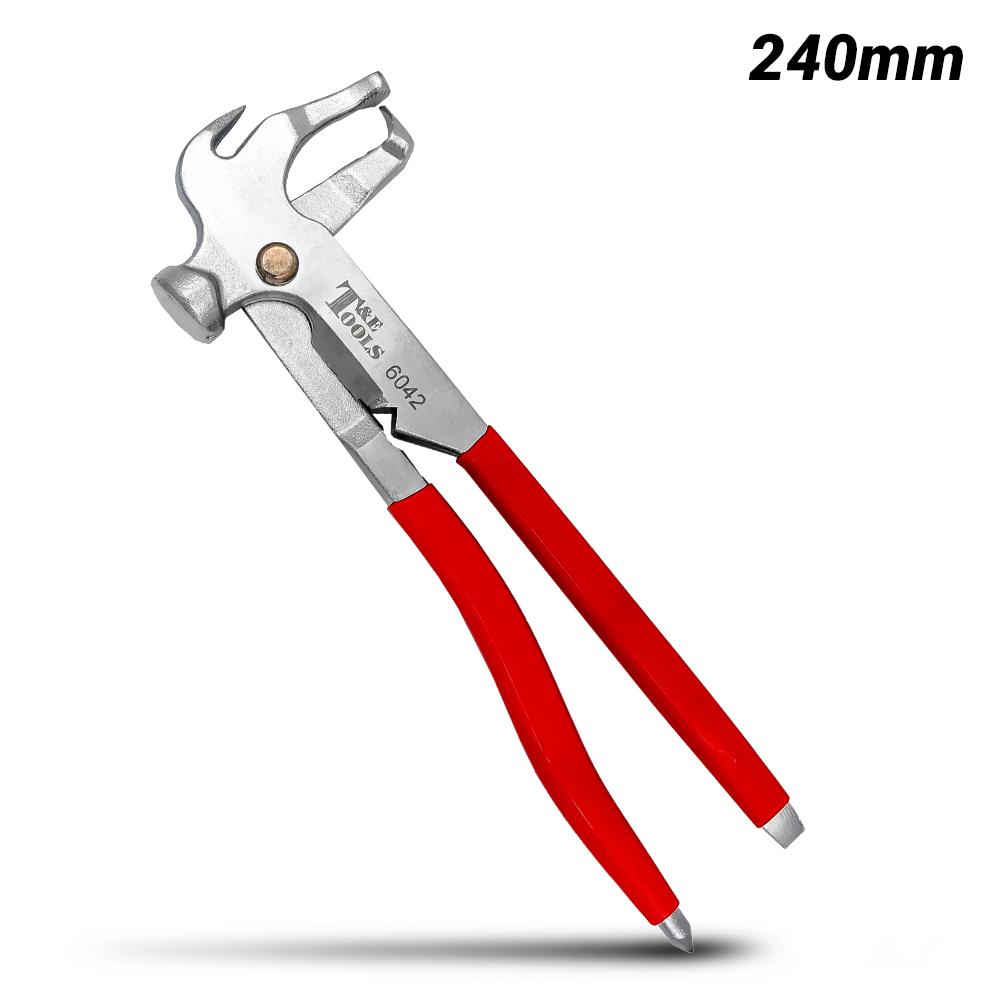 T&E Tools 6042 240mm (9.5")  7 Way Wheel Weight Pliers
