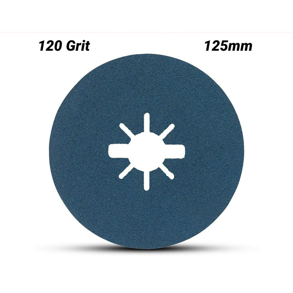 Bosch BFM,125,G120,X-LOCK (2.608.619.164) EXPERT 125mm (5") 120 Grit Fibre Sanding Discs