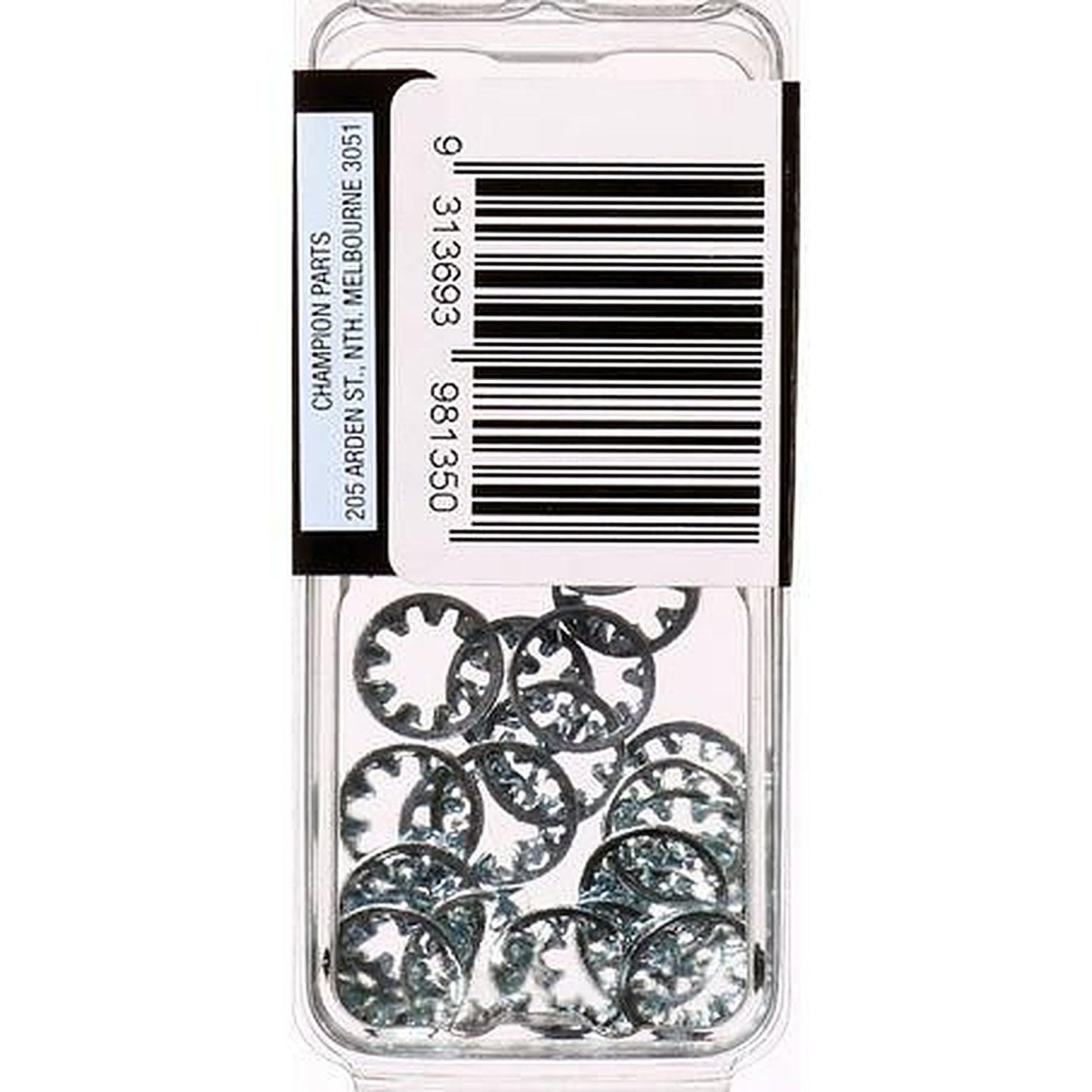 Champion Washer Shakeproof Internal 1/4in Zinc Plated BH135
