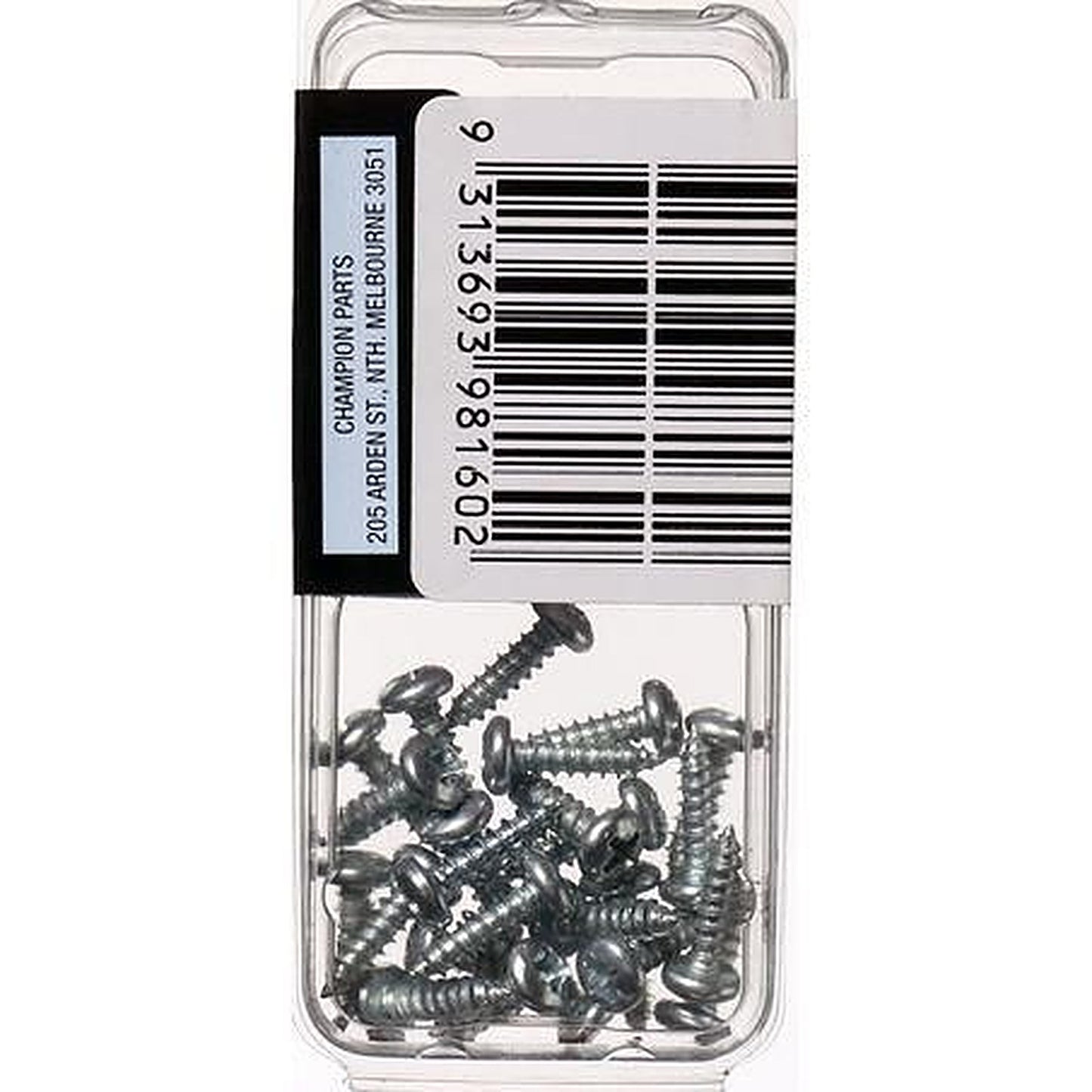 Champion Self Tapper Screw Pan Phillips 3.5 x 13mm Zinc Plated BH160